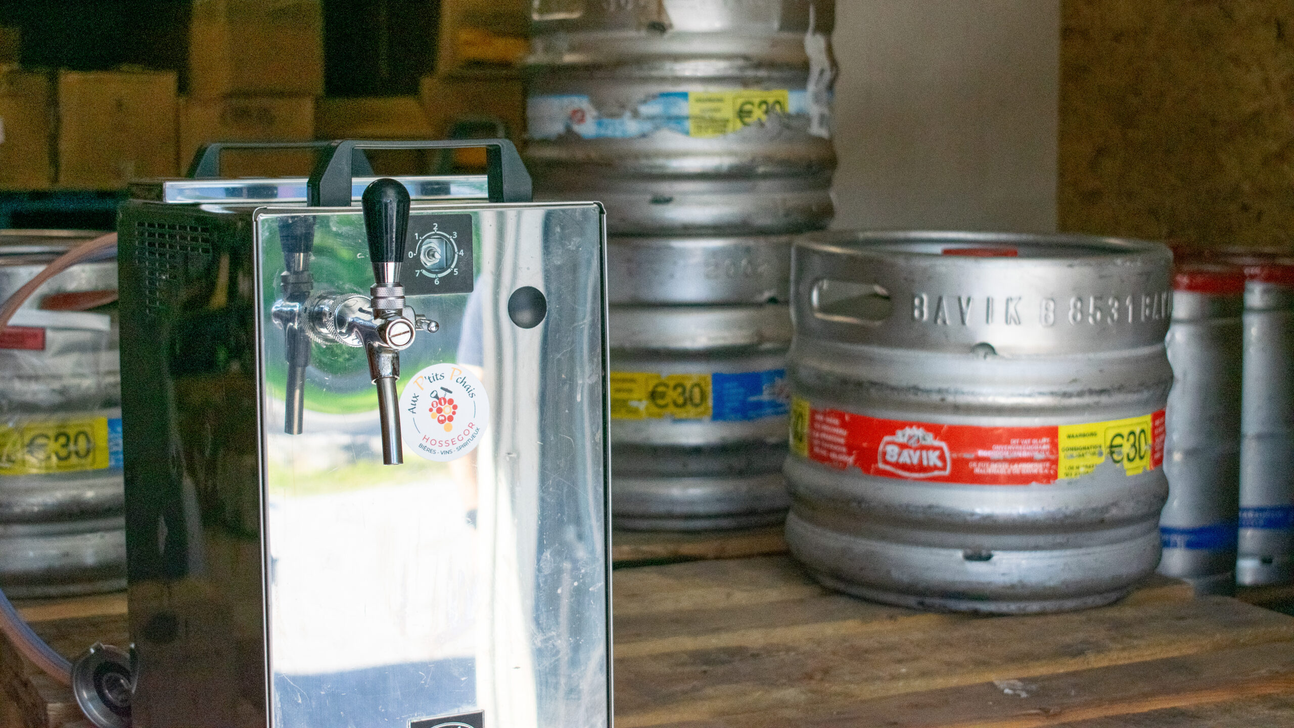Fût de bière à Hossegor