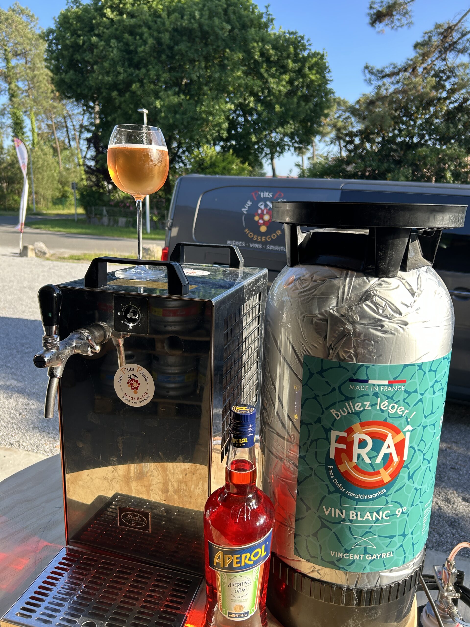 Fraî, vin blanc à la tireuse